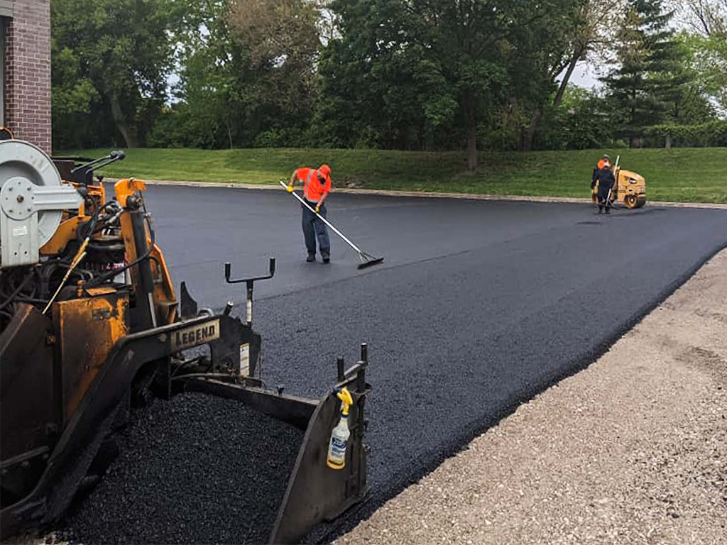 Cambridge driveway asphalt installation